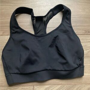 Athleta Black Sports Bra 34D/DD